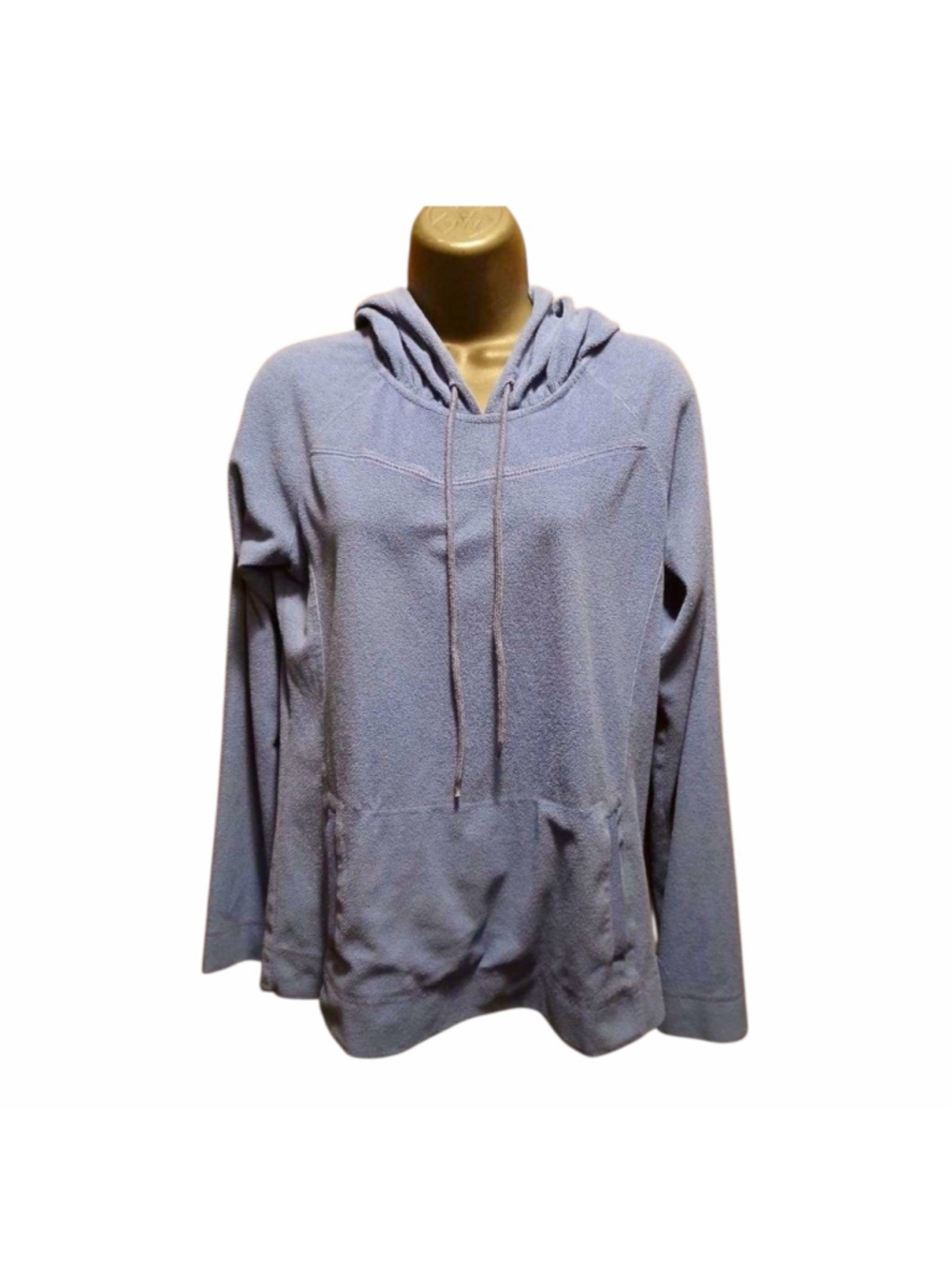 Columbia Women's Medium Blue Fleece Hoodie Pullover EUC INV496